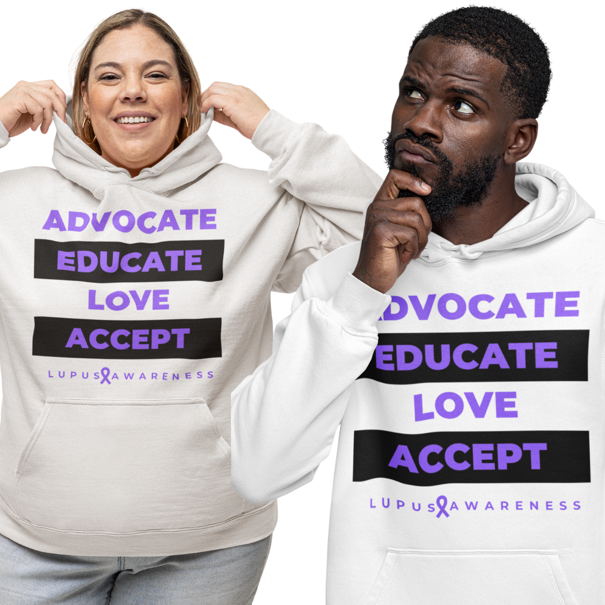 Advocate Educate Love Accept Hoodie