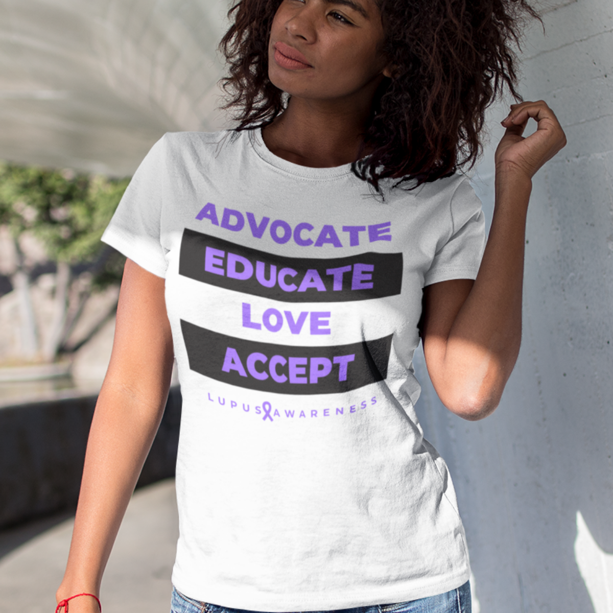 Advocate Educate Love Accept Tee