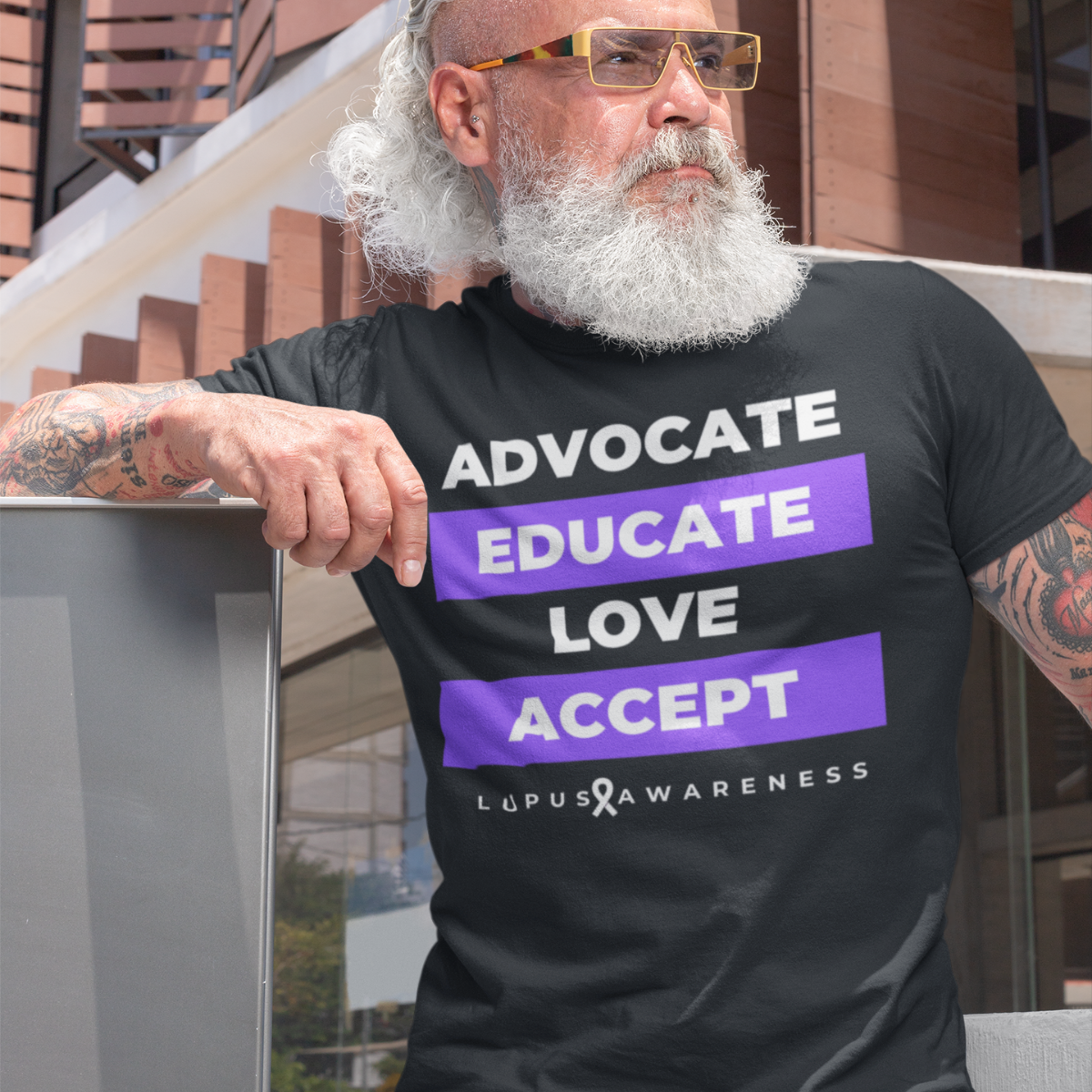 Advocate Educate Love Accept Tee