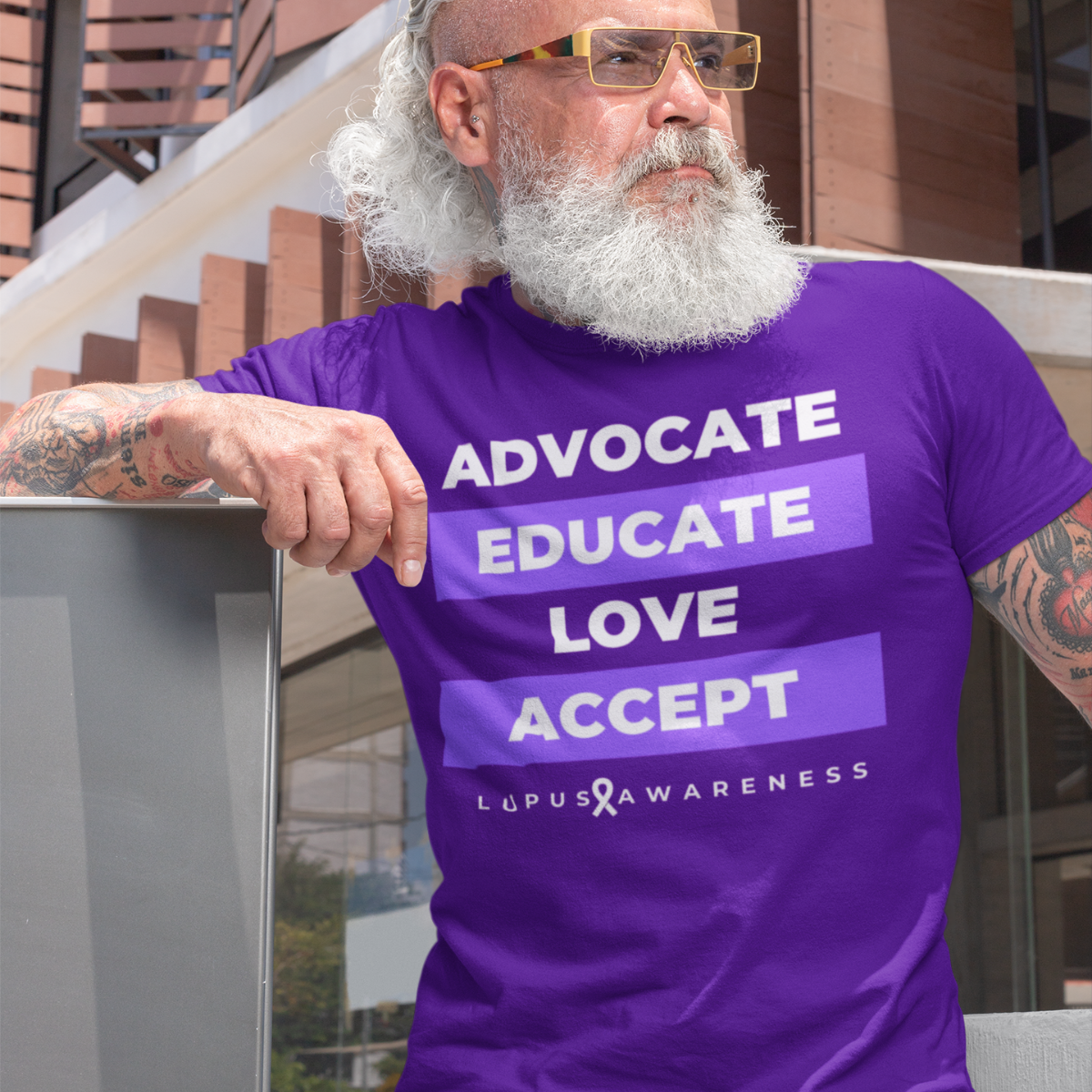 Advocate Educate Love Accept Tee