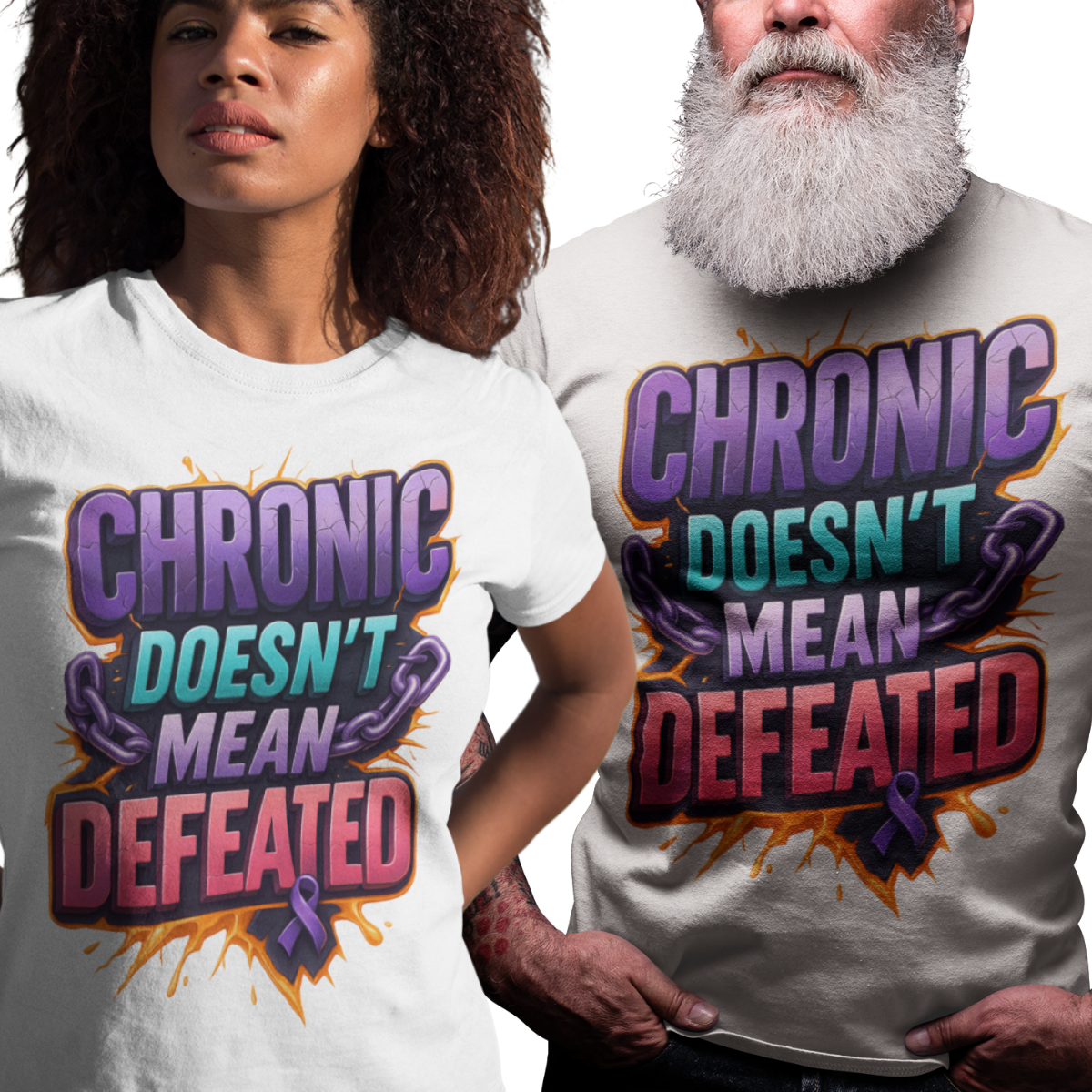 Chronic Doesn't Mean Defeated Tee