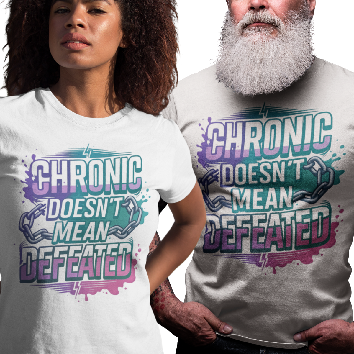 Chronic Doesn't Mean Defeated Tee